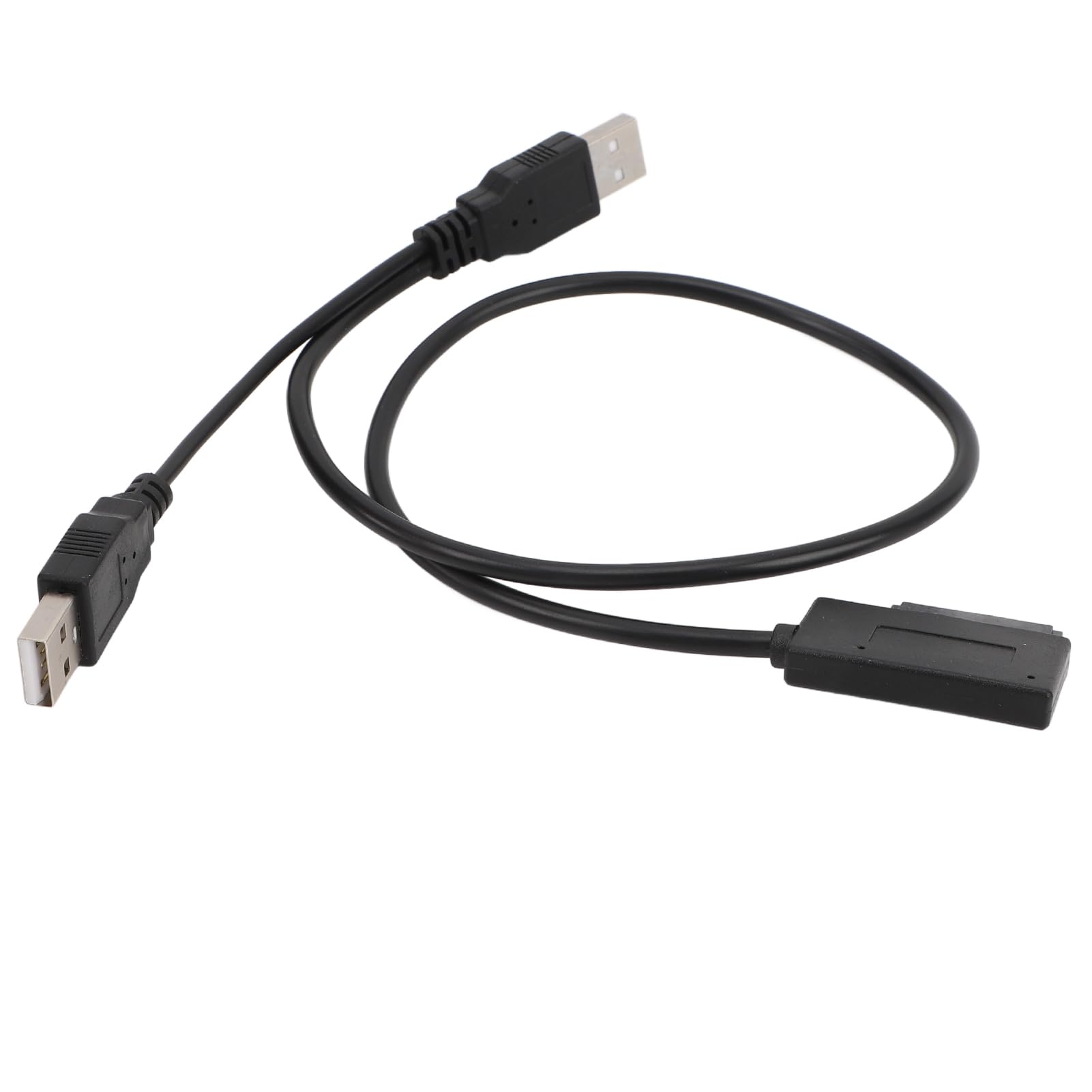 Kabel USB 2.0 na SATA, 13-pinowy Kabel Adaptera Slimline SATA, USB na 7+6 z obsługą Funkcji Hot Swap Plug and Play do Napędu CD DVD ROM w Laptopie