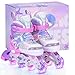WCYTIE Inline Skates for Girls Boys 4 Size Adjustable Roller Skates for Girls Ages 6-8-12 w/Luminous Wheels,Outdoor Illuminating Roller Skates for Girls,Boys and Beginners