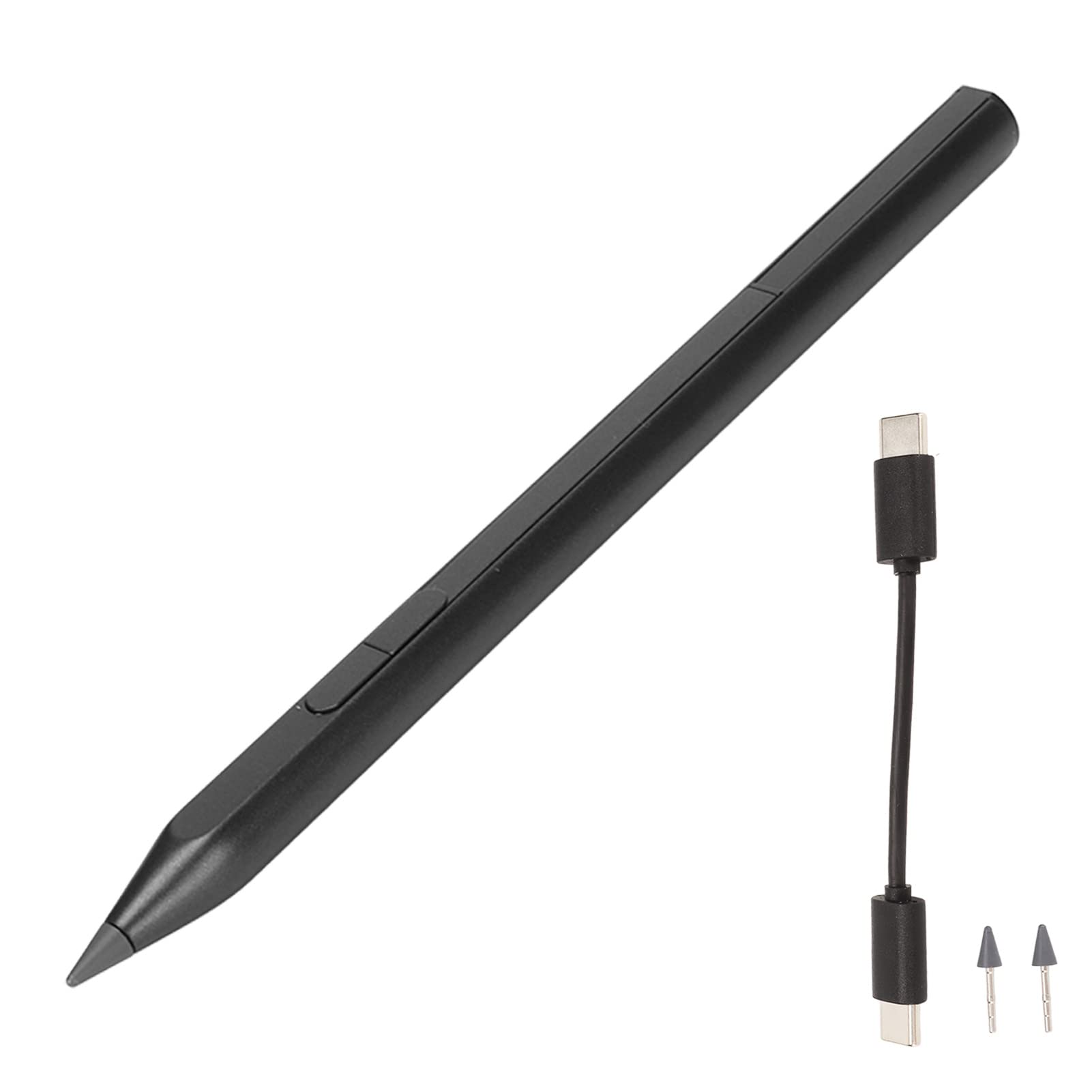 Bewinner Lápiz Capacitivo MPP2.0, Lápiz Digital de Presión 4096, Lápiz Capacitivo Recargable de 100 MAh para Tableta, 2 Botones Personalizables, Compatible con Pavilion X360 Spectre X360