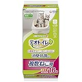デオトイレ システムトイレ用 複数ねこ用消臭・抗菌シート 16枚