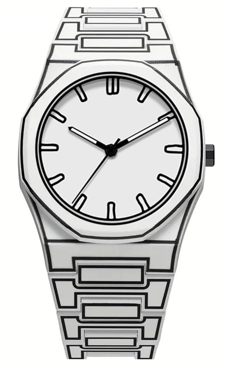 FANMIS Men's Anime-Inspired Fashion Sketch Wristwatch Minimalist Creative Wormhole Design Stylish and Durable Timepiece for Men's Sports Watch