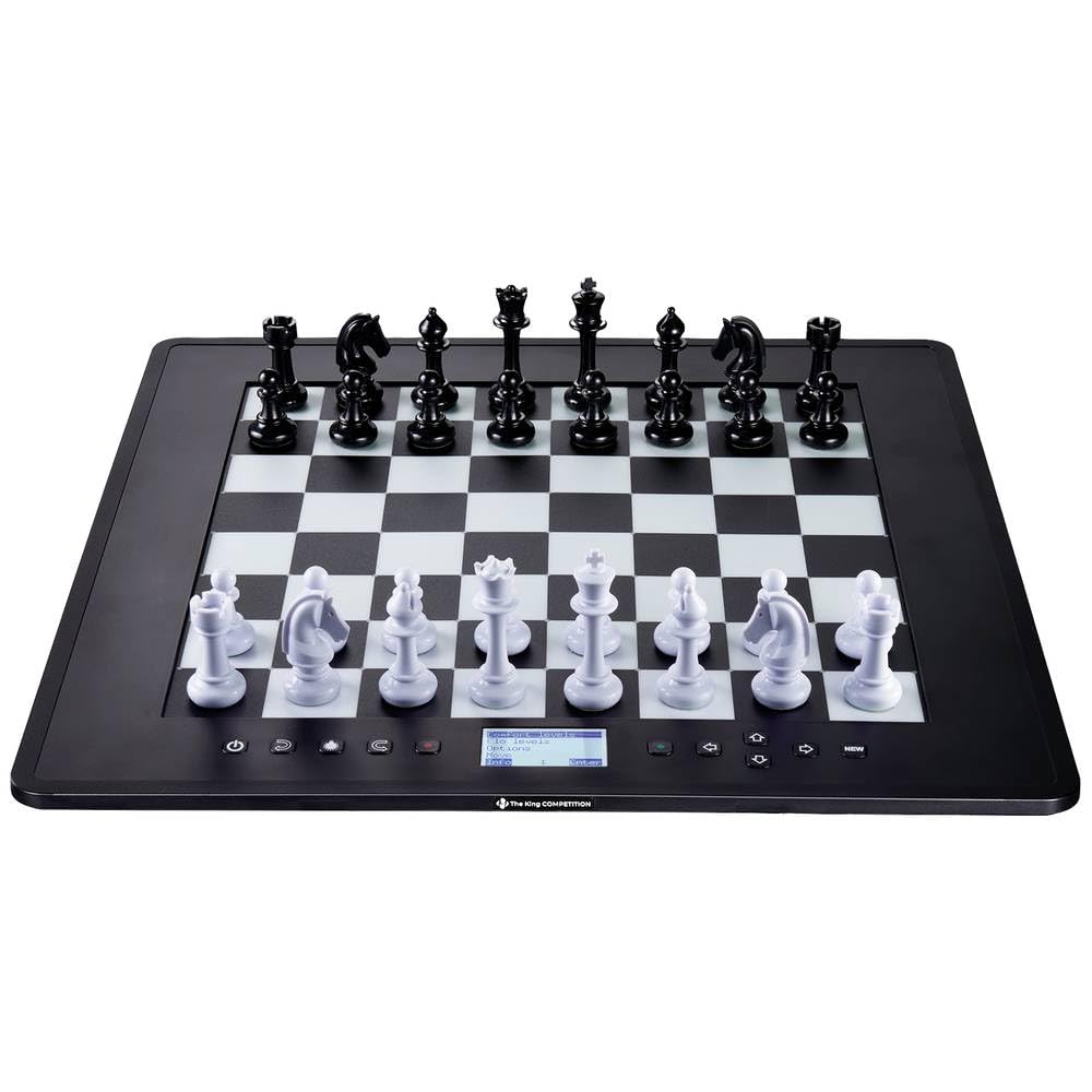 Millennium M831 The King Competition Schachcomputer – Benutzerfreundlich, für die ganze Familie & Schachbegeisterte, mit automatisch anpassbarer Spielstärke; LED-Zuganzeige
