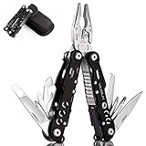 [page_title]-Multitool,15 in 1 Multi-Tool Multifunktion Taschenwerkzeug mit Zange Klappmesser Dosenöffner Schraubendrehe,Flaschenöffner, Säge uzw, Faltbares Mulitool Edelstahl für Camping Wandern Reparieren