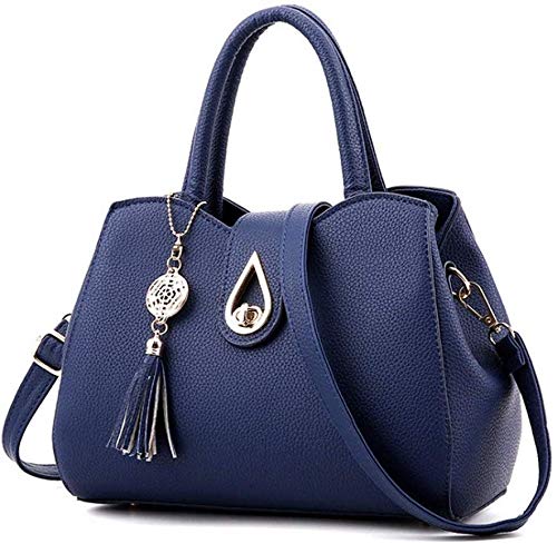 Sac à bandoulière pour femmes en cuir PU noir idéal pour le bureau