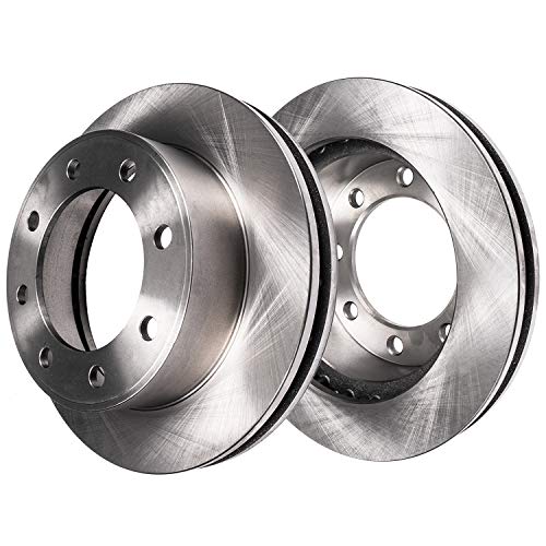 Detroit Axle - 4Wd Font Solid Disc Brake Rotors Replacement For Ford Excursion F250 F350 Super Duty - 2Pc Set #TOP3