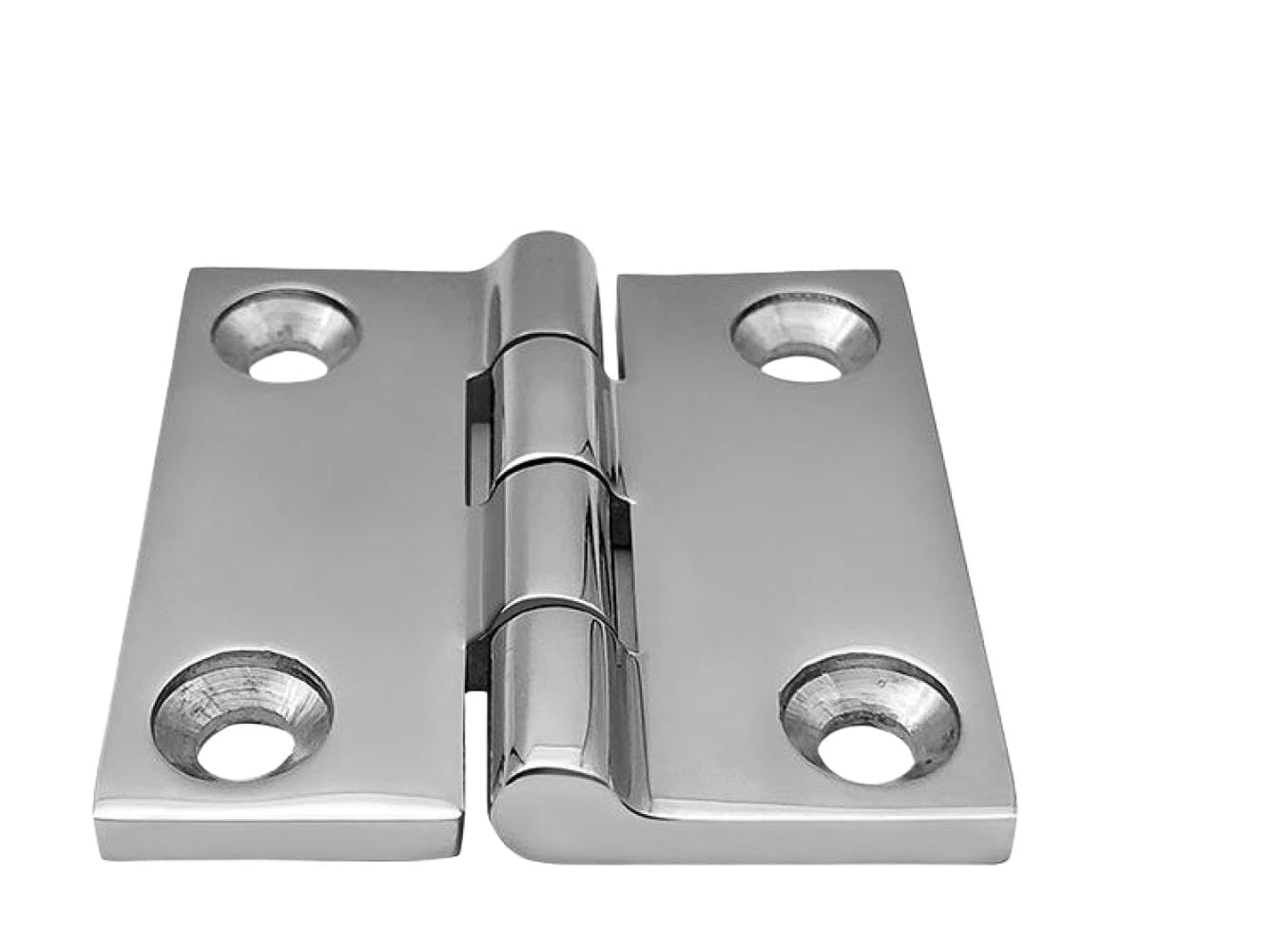 Ashnvkzwn 50X50mm Alastin 316 Stainless Steel Square Casting Hinge Industrial Metal Loose-Leaf Cabinet Glass Door Hinge(50X50mm)