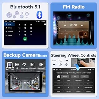 2+32G Leadfan Car Radio for Honda Civic 2013 2014 2015 2016 2017 Stereo Upgrade with Wireless CarPlay Android Auto, 9'' Touchscreen in-Dash GPS Navigation Bluetooth WiFi SWC MirrorLink Backup Camera