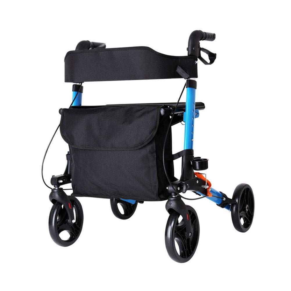 Deambulatore Per Anziani Deambulatore Con Carrello Deambulatore Con Ruota Con Sedile, Deambulatore Multifunzione, Anziani, Disabili, Paziente Infortunato Ausilio Per La Deambulazione Multifunzione