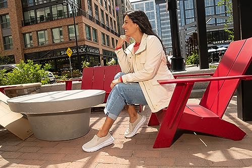 Dearfoams Women's Slip On Lightweight Casual Energy Return Crimson Sneaker2