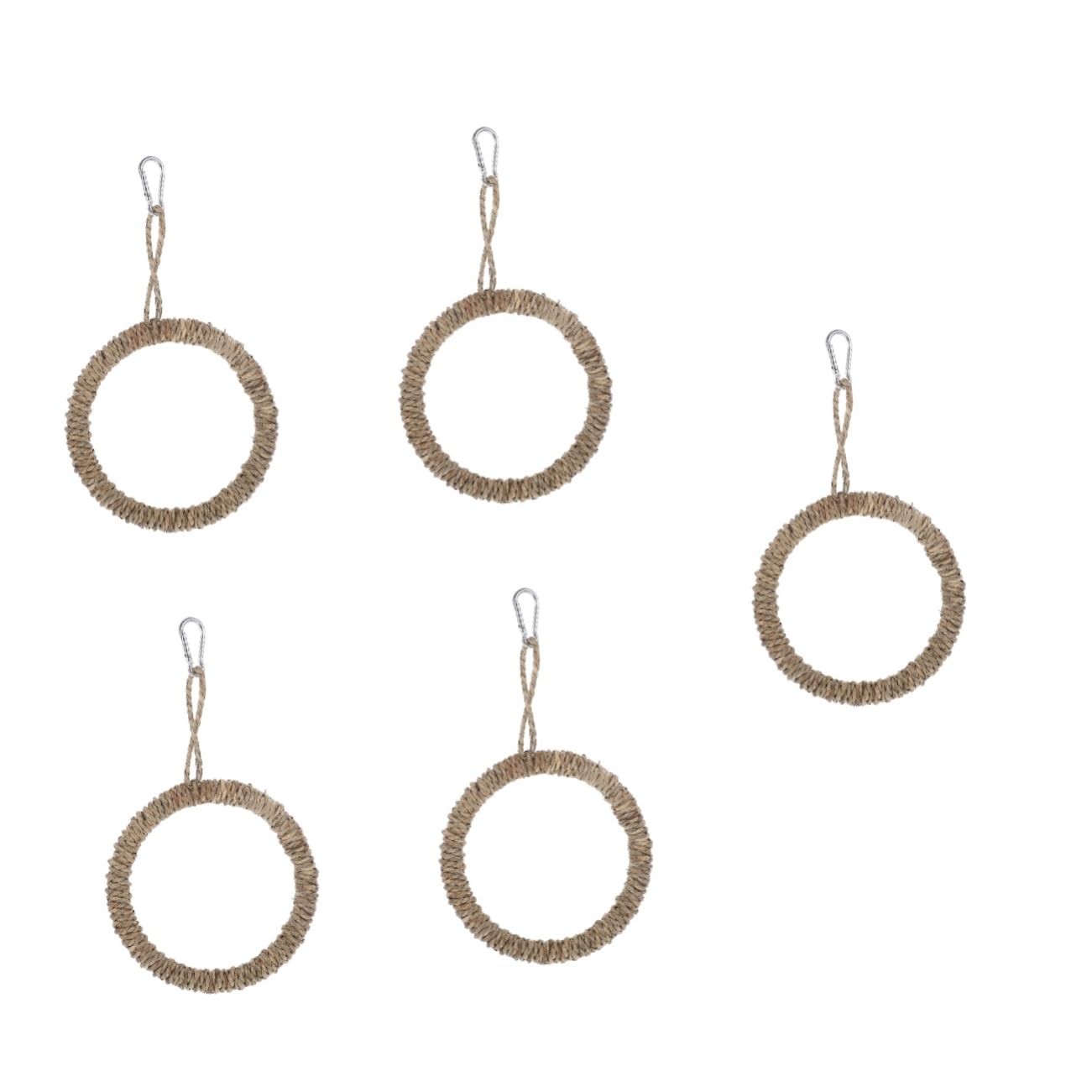 BESPORTBLE 5sets Giocattoli Per Uccelli Resistente All Usura Altalena Per Pappagalli e Piccoli Uccelli Accessorio Da Gabbia Decorativo e Funzionale Per Intrattenimento e Riposo