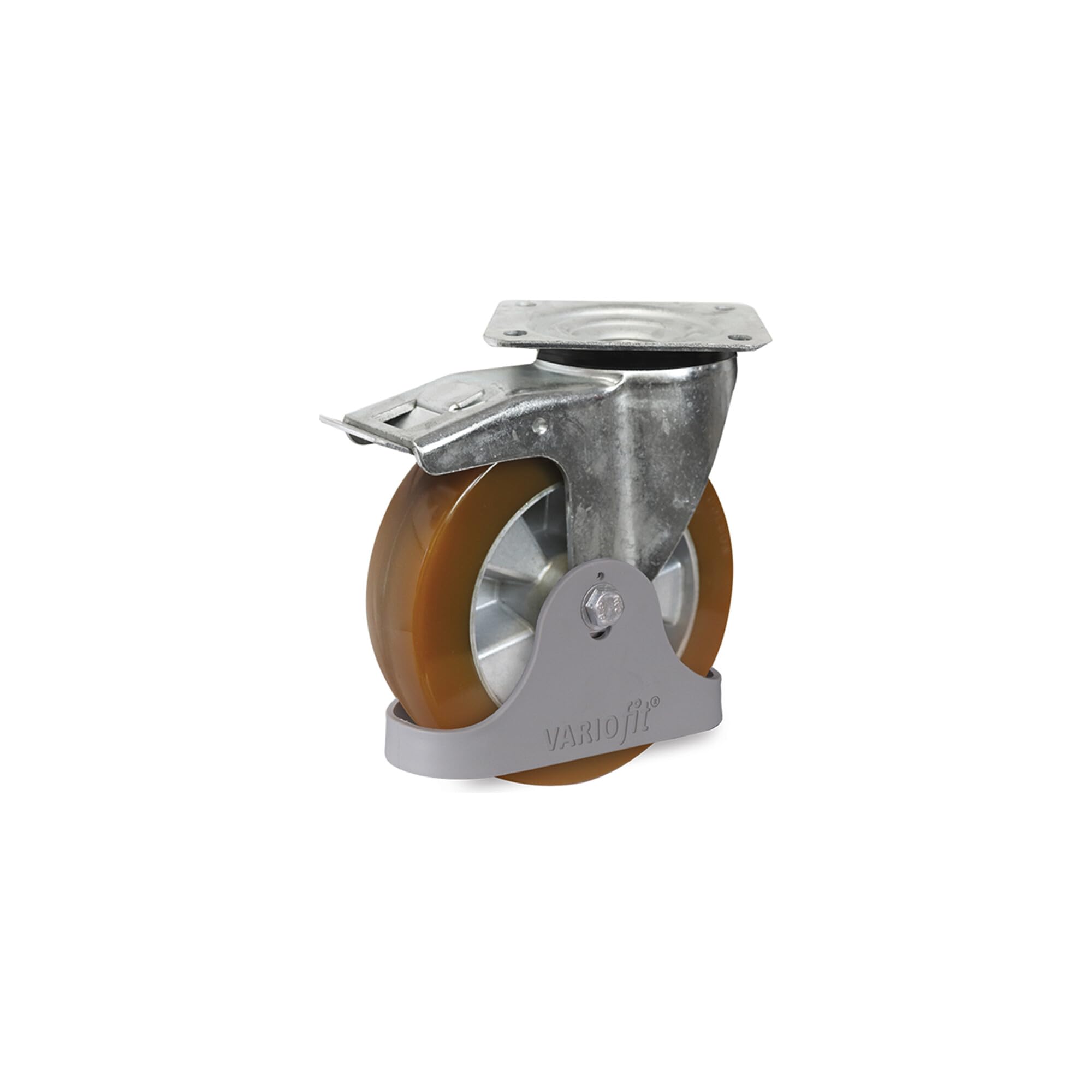 Bremsrolle Polyurethan 200x50 mm Lenkrolle Möbelrolle Transportrolle