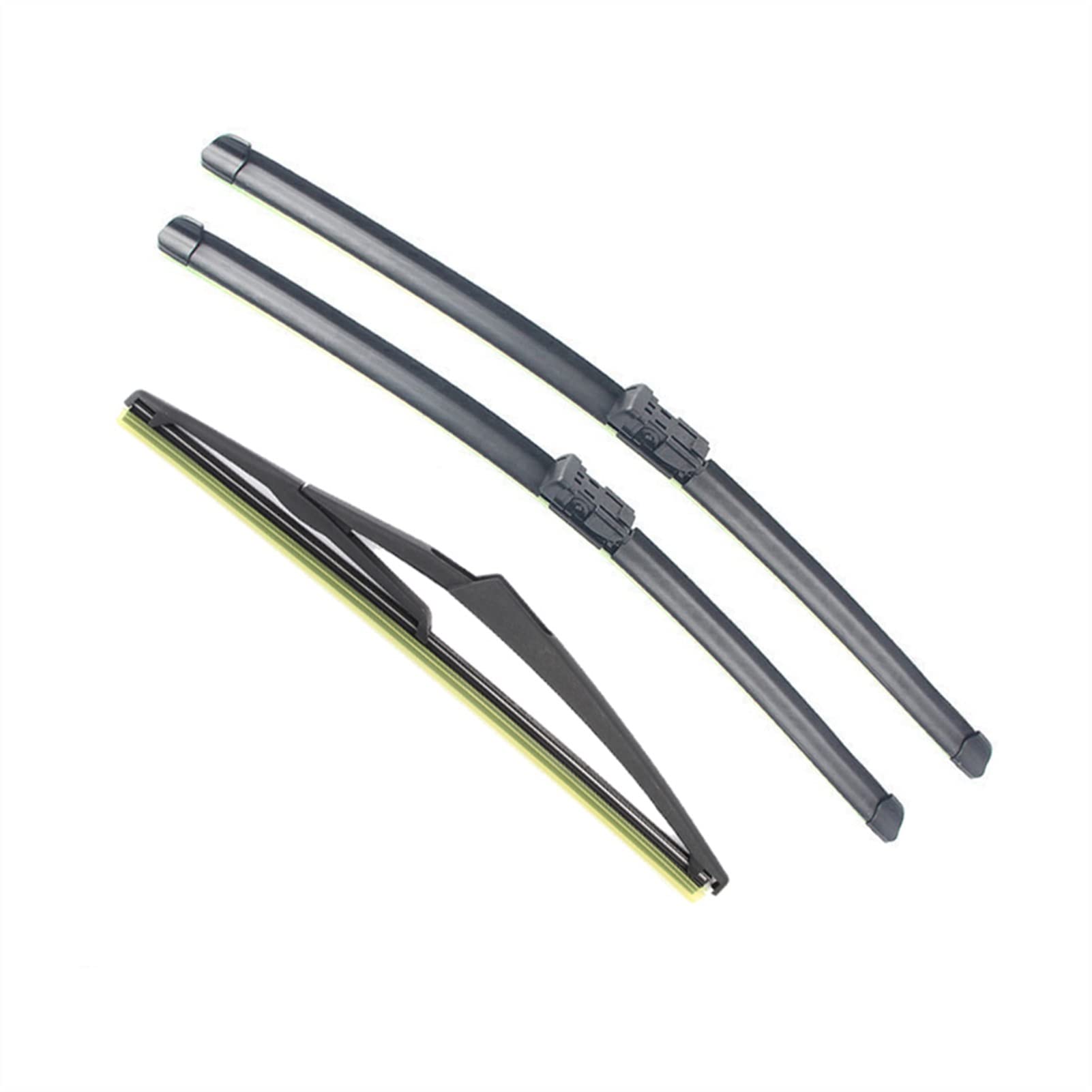 Balais d'essuie-glace Fiat 500 silencieux - Essuyage intégral avant arrière 24'' 14'' 12''