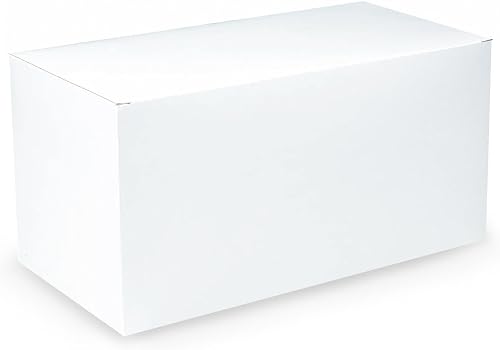 Amscan Gift Box, 6"H x 12"W x 6"D, White