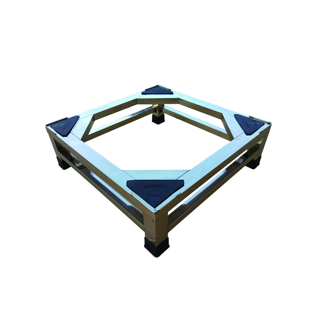 Soporte de electrodomésticos resistente para lavadora, secadora, refrigerador y más, plataforma elevada resistente, diseño que ahorra espacio para equipos de cocina y máquinas de hielo, maximiza la
