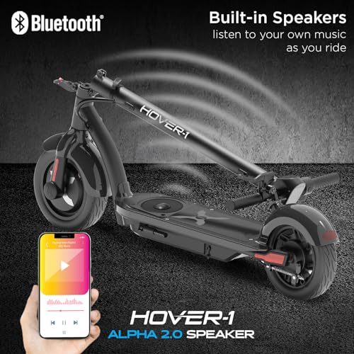 Hover-1 Alpha Electric Scooter (Blue) - 450W Motor, 18 MPH Top Speed, 12 Mile Range - Image 5