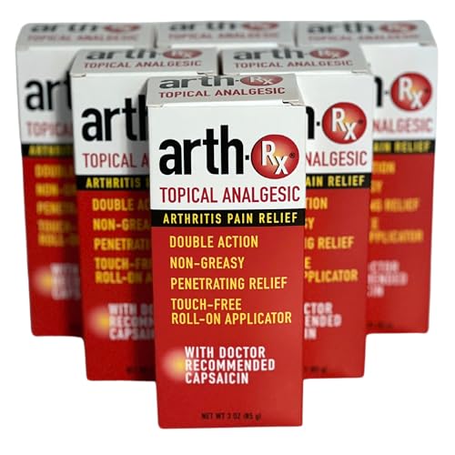 Image of Topical Analgesic Pain Relief Roll-on with Capsaicin for Deep Penetrating Pain Relief, Warming Capsaicin for Easing Pain from Arthritis and Muscle Aches and Pains, 18 oz