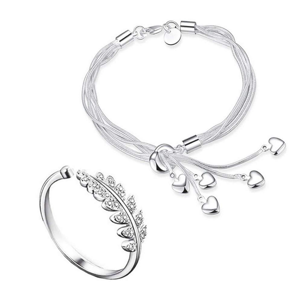 See full amazon price history chart for University Trendz Rakshabandhan Rakhi Gift for Girls and Women, Silver Heart Charm Bracelet and Leaf Ring with Crystal University Trendz Rakshabandhan Rakhi Gift for Girls and Women, Silver Heart Charm Bracelet and Leaf Ring with Crystal (B08DK71VW7) Amazon Price History, Amazon Price Tracker
