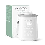 Momcozy Bottle Warmer, Fast Bottle Warmers for All Bottles with Timer, Accurate Temperature Control and Automatic Shut-Off, No Lid Required for Heating, White-Gray