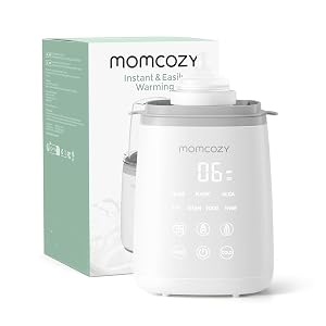 Momcozy Bottle Warmer Fast Bottle Warmers for All Bottles with Timer Accurate Temperature Control and Automatic Shut-Off No