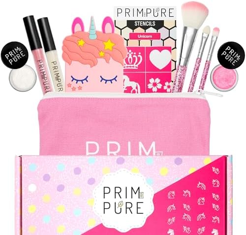 Prim and Pure Real Natural Organic Makeup Kit for Kids - Eyeshadow ...