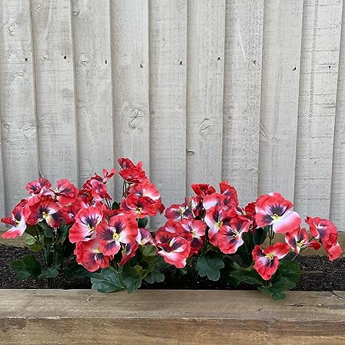 Garden 365 Artificial ​Pansy Flowers - Fake...