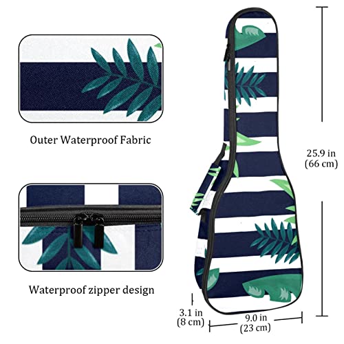 Housse pour ukulélé ténor rembourrée et imperméable avec sangles ajustables