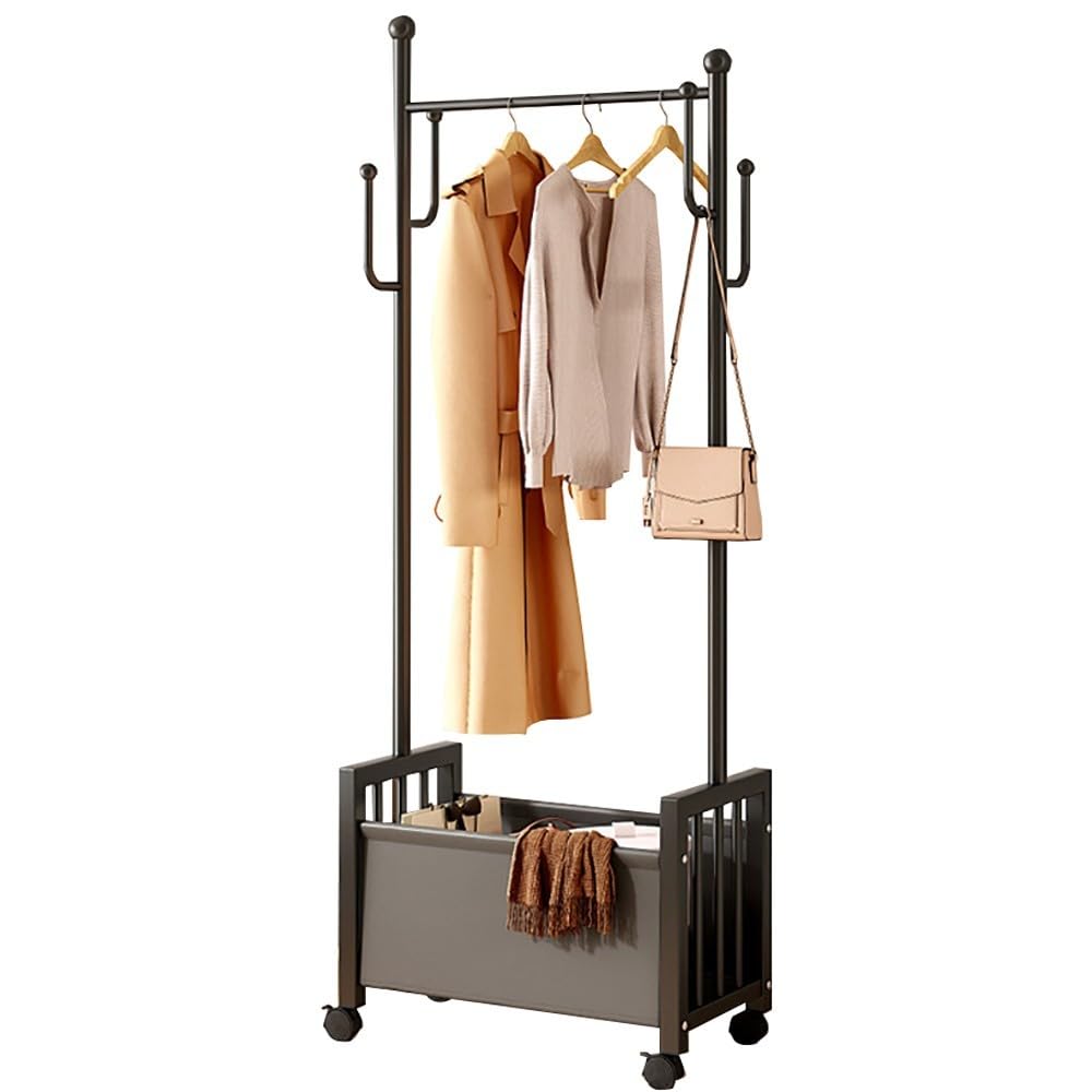 Portant à vêtements en métal résistant pour résoudre définitivement le manque de rangement