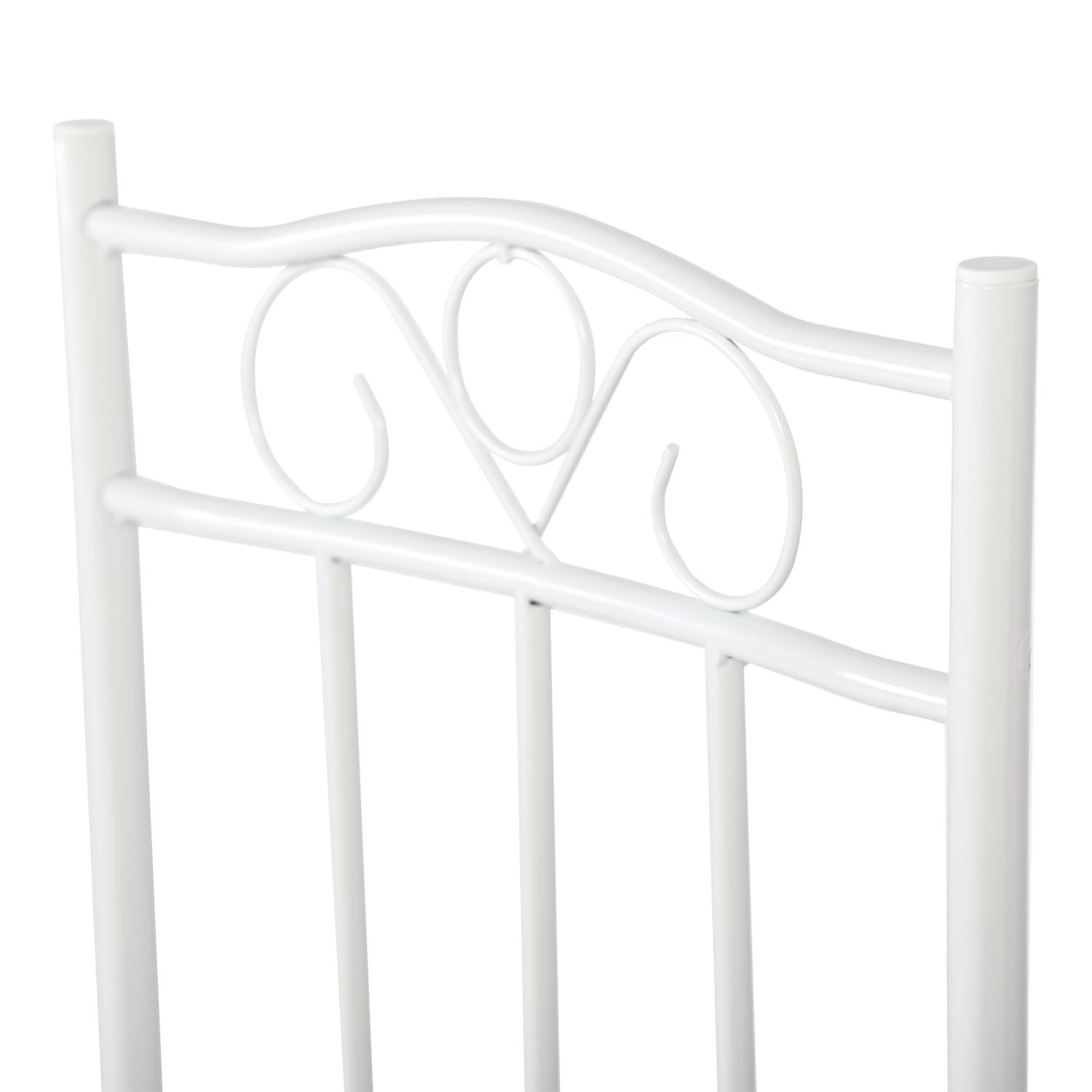 H.J WeDoo Set Tavolo e 4 Sedie da Pranzo, 5 Pezzi, per 4 Persone, Tavolo Rettangolare da Cucina, 4 Sedie con Schienali，Per Bar, Cucina, Soggiorno,109 cm,Faggio e bianco