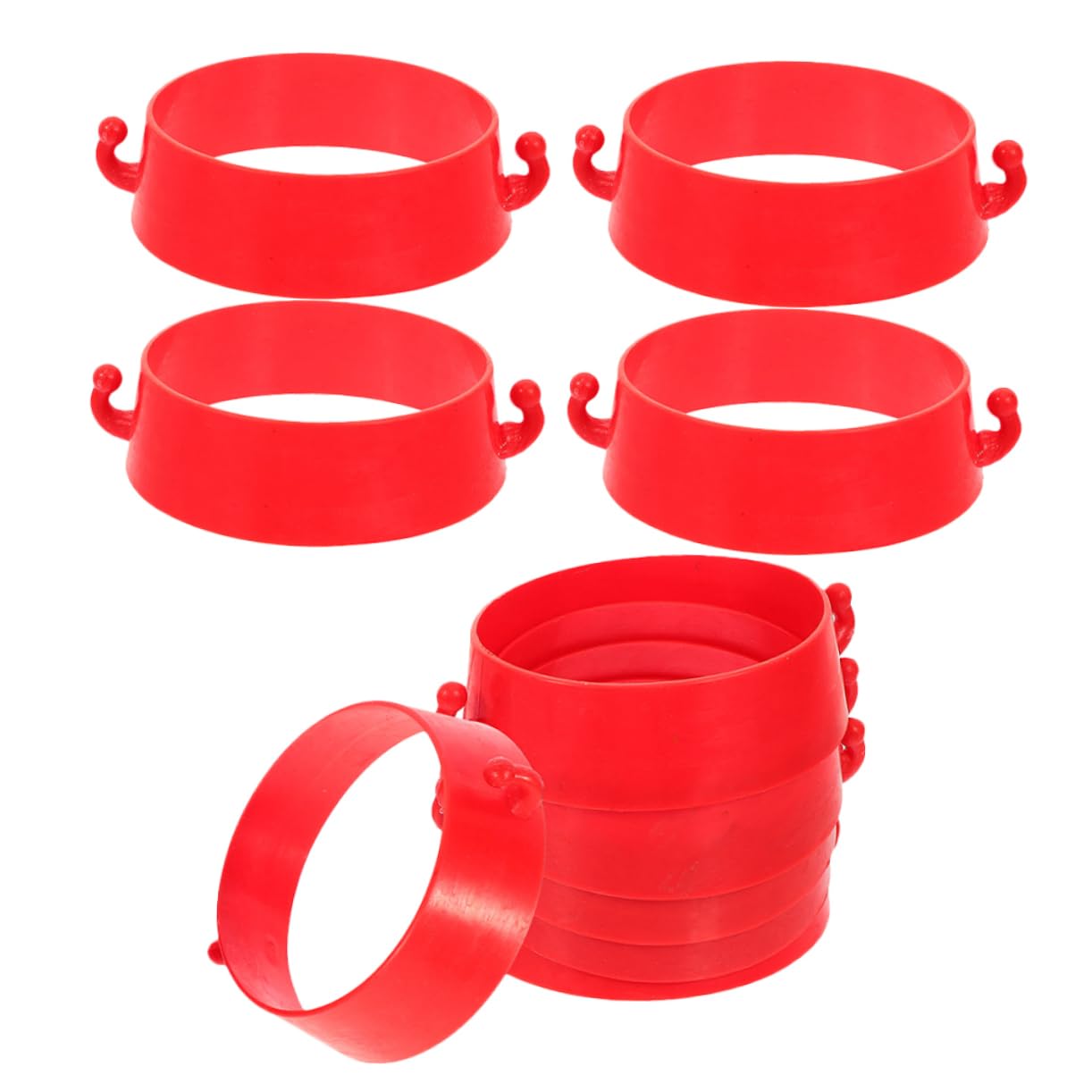 Balacoo 10pcs Traffic Cones Connector Kit Chain Connectors for Safety Cone Accessories for Parking Barrier Easy Install