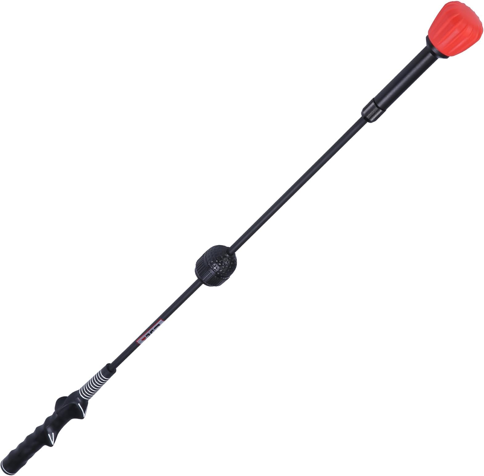 PGM Golf Swing Trainer Aid - Golf Swing Training Aid Golf Practice Warm-Up Stick for Strength Flexibility and Tempo Training -Suit for Practice Chipping Hitting Golf Accessories