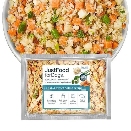 JustFoodForDogs Fish & Sweet Potato Fresh Food