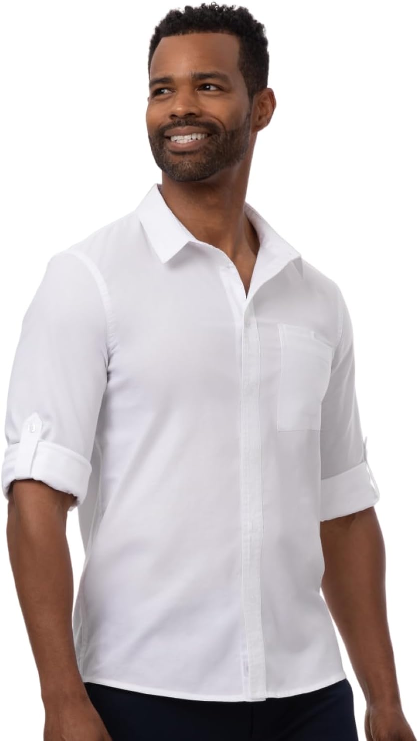 Chef Works Men's Modern Oxford Classic Shirt