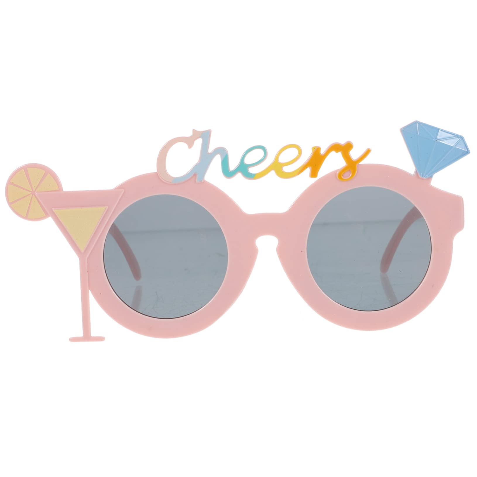 TEHAUXLuau Party Sunglasses Hawaiian Glasses Prom Decor Summer Sunglasses  Ladies Gifts Plastic Beach Eyewear Tropical Fancy Dress Props Party Glasses