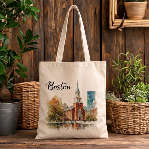 Bolso Tote de Lona para Viaje Mundial miniatura 3