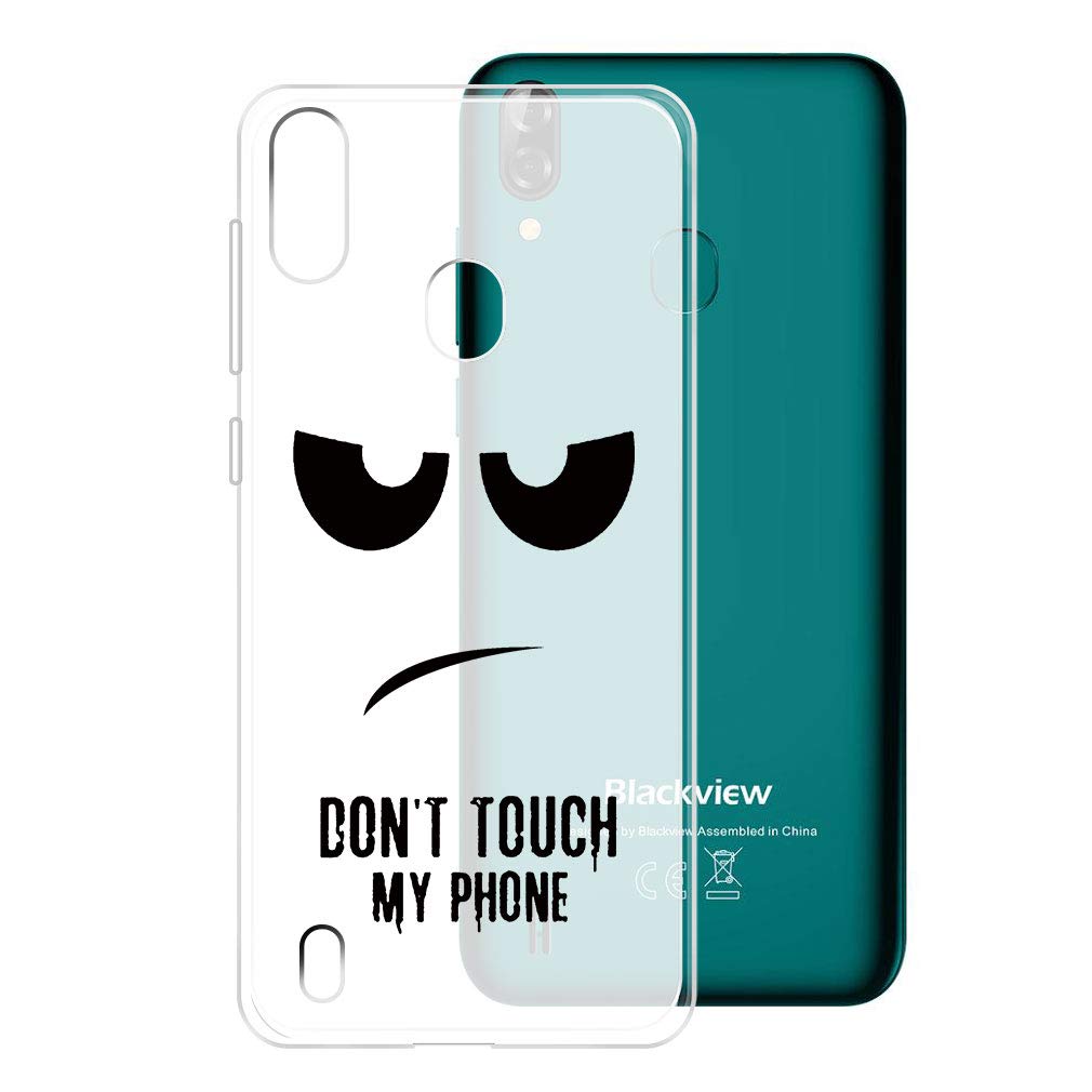 Custodia In Silicone Morbido Per Blackview A60 Pro - DQG Ultrasottile TPU Antiurdo (Nero, LLM46)