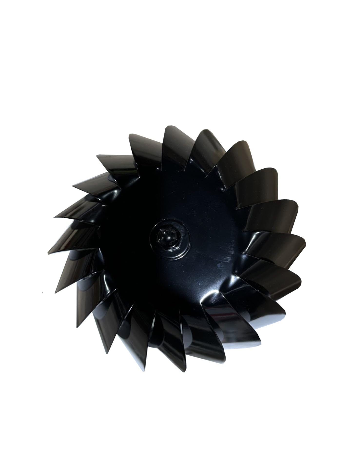 Sombrero Chimenea Extractor de Humo Giratorio de Viento Vitrificado, capuchón chimenea giratorio Negro para salida de humo (100)