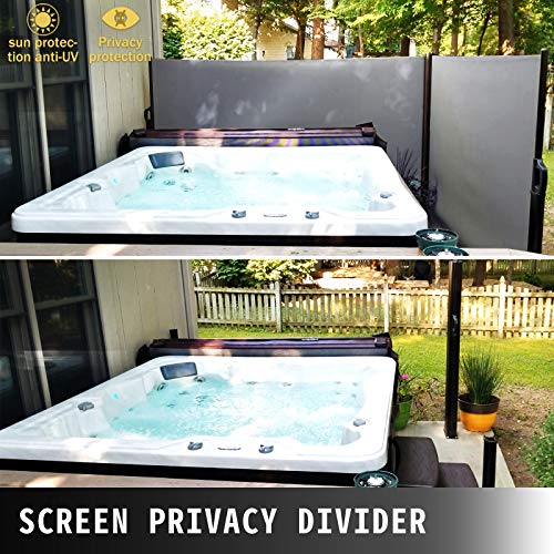 VEVOR Schermo da Patio Retrattile, Tende da Sole a...