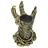 VORCOOL Resin Crystal Ball Sphere Holder: Glass Ball Display Stand with Dragon Claw Design Golden Ga