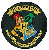 Groovy UK Harry_Potter_Hogwarts_Shield_Indoor_Floor_Mat, Alfombra Unisex Adulto, Negro, 100 X Cm