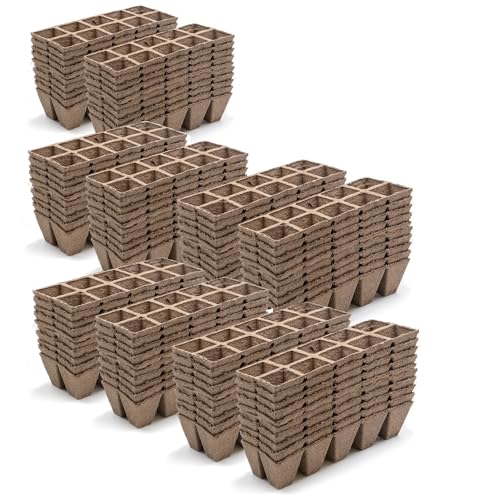 Image of Ferry-Morse Jiffy Seed Starting Strips - Biodegradable, Plant Starter Trays - 100 Strips (1000 Cells) - Peat