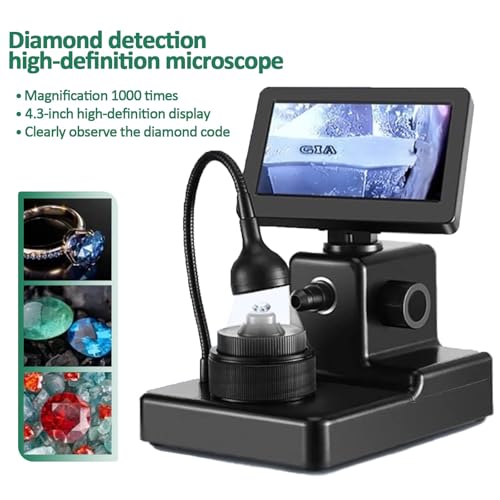 Microscope numérique pour le traitement du diamant et l'identification des défauts de bijoux