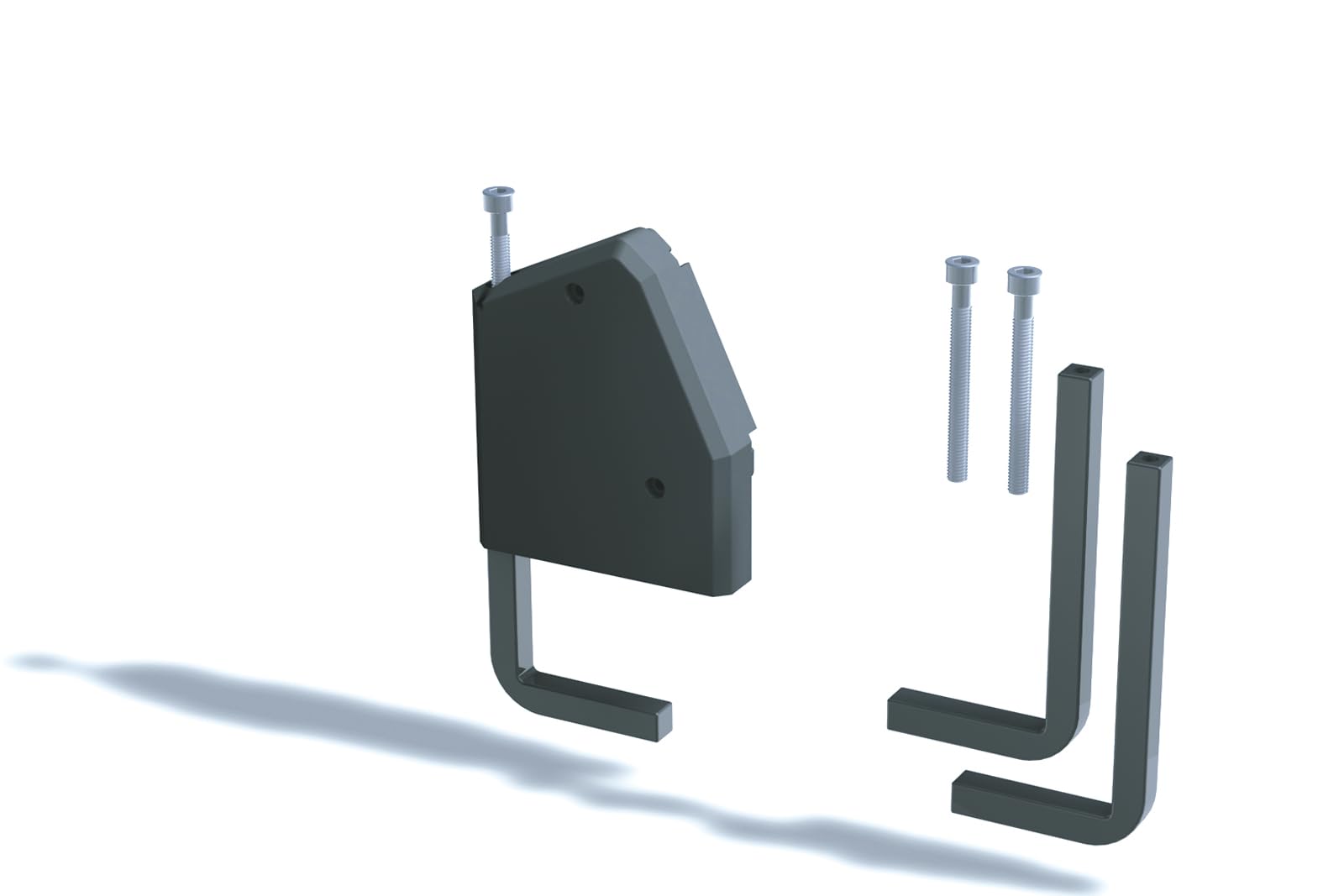Bachmann 930.180 étrier de fixation pour fixer une multiprise sous bureau - 4