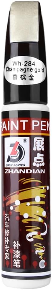 Gold Car Touch Up Pen for Car Auto Touch Up Paint Automotive Paint Scratch Repair, Quickly Fix Rim Scratches Auto Scratch Remover (Champagne Gold)