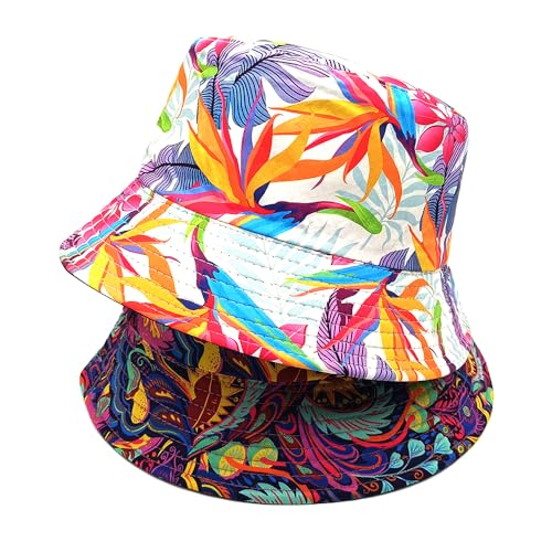 Image of Bucket Hat for Women Men,Travel Sun Beach Cap,Unisex Fishing Outdoor Boonie