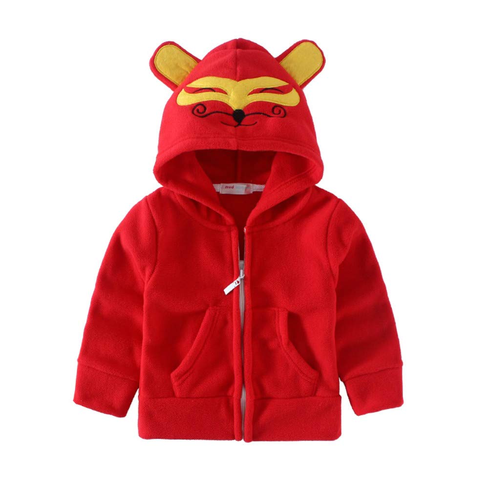 Mud Kingdom Fleece Hoodies Jacket for Boys Girls Full Zipper Long Sleeve Happy Halloween