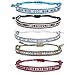 Rimobul Boho Rope Bead Bracelets - 5 Pack