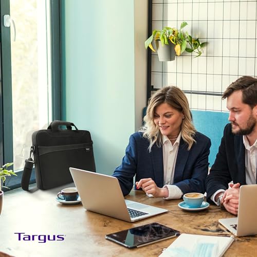 Targus Laptop-Aktentasche für Laptops bis zu 15,6 Zoll (39,6 cm), Schultertasche, für Dell HP, Lenovo, Apple und Microsoft, Schwarz (TSS898) – Ansicht 2