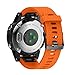 ANCOOL Compatible with Fenix 5S Bands Easy Fit 20mm Silicone Watch Bands Replacement for Fenix 6S/Fenix 6S Pro/Fenix 5S Plus Smartwatches, Orange