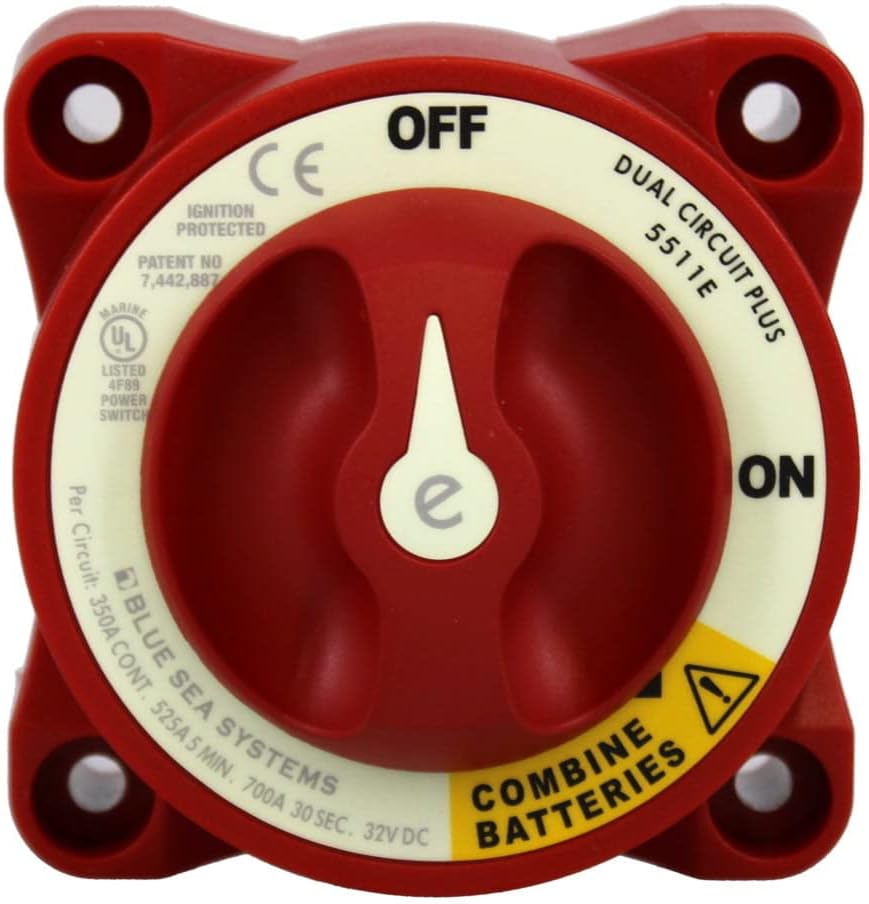 Blue Sea - 5511e-BSS Switch Battery e DualCircPlus (1EA)