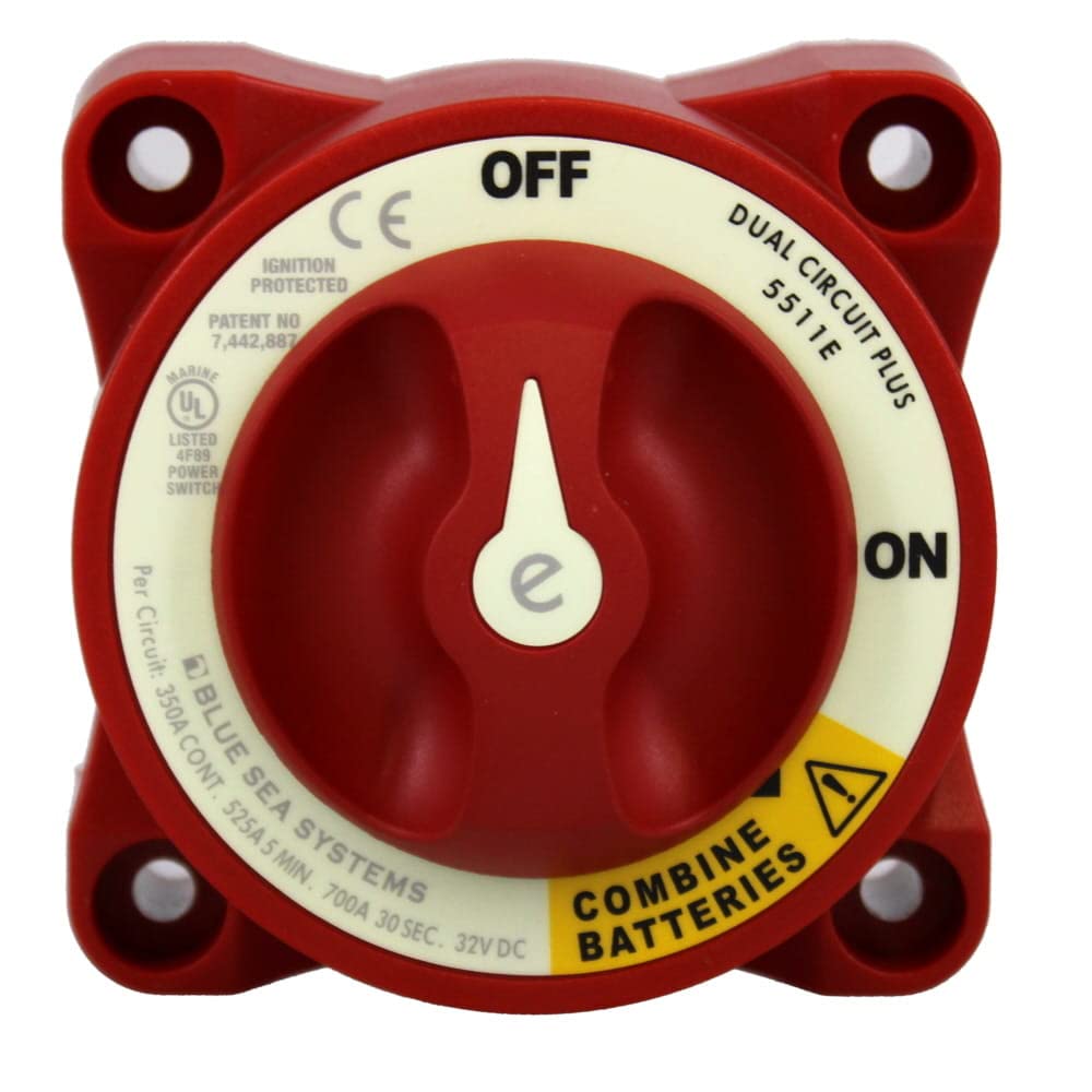 Blue Sea 5511eBSS Switch Battery e DualCircPlus (1EA